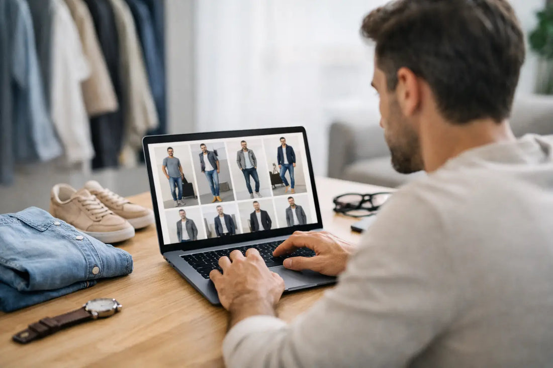 Roupa casual masculina online sem errar