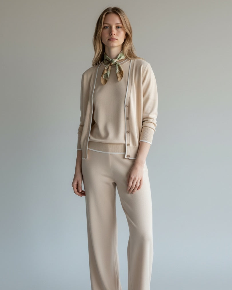 Conjunto 4 Peças Harmony — Bege