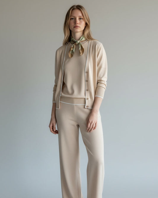 Conjunto 4 Peças Harmony — Bege